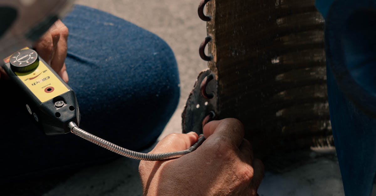 How do you fix a leaking gas fitting?